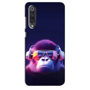 Чохол з Мавпами Xiaomi Mi 9 SE - (AlphaPrint) (Стильна мавпа)