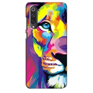 Чохол з картинкою ЛЕВ для Xiaomi Mi 9 SE (VPrint) (Яскравий Лев)