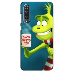 Різдвяні Чохли для Xiaomi Mi 9 SE (VPrint) (Зелений Грінч)