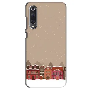 Новорічні, Святкові Чохли для Xiaomi Mi 9 SE - 2024 год (Зимове місто)