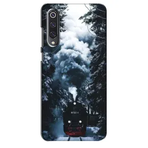 Новорічні, Святкові Чохли для Xiaomi Mi 9 SE - 2024 год (Зимовий потяг)