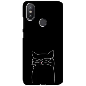 Чохол з малюнком кіт на Xiaomi Mi A2 Lite (Байдужий кіт)