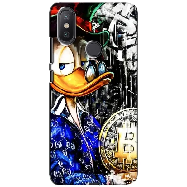 Чехол с принтом «Биткойн Скрудж» для Xiaomi Mi A2 Lite