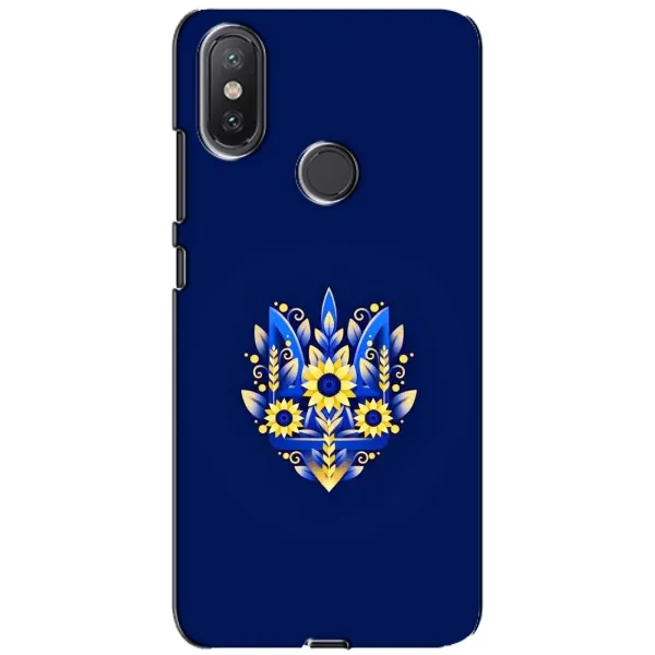 Чохол з принтом «Квітковий Герб» для Xiaomi Mi A2 Lite