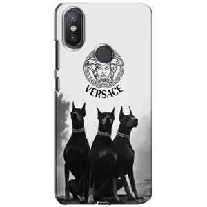 Чехлы VERSACE для Ксиаоми Ми А2 Лайт (PREMIUMPrint) (Доберман Версаче)