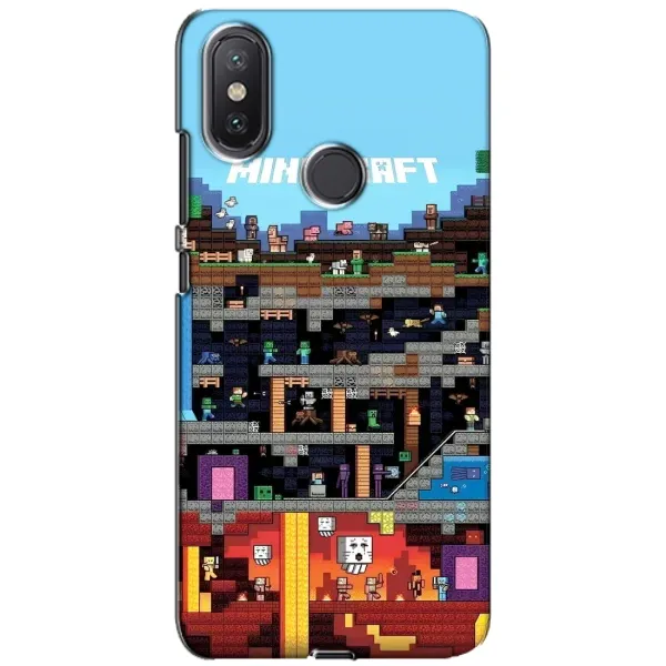 Чохол з принтом «фон Minecraft» для Xiaomi Mi A2 Lite Чохол з принтом «фон Minecraft» для Xiaomi Mi A2 Lite