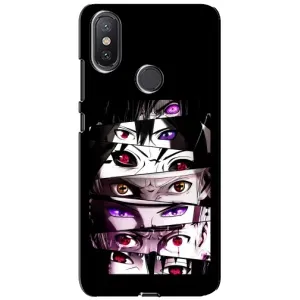 Чехлы Персонажи Аниме Наруто для Xiaomi Mi A2 Lite (AlphaPrint) (Глаза Anime)