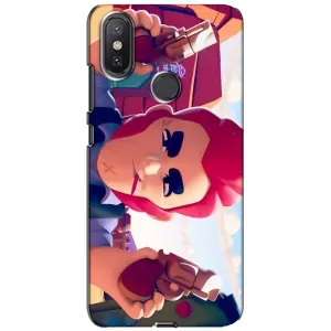 Чехол для Xiaomi Mi A2 Lite Бравл Старс (VPrint) (Кольт)