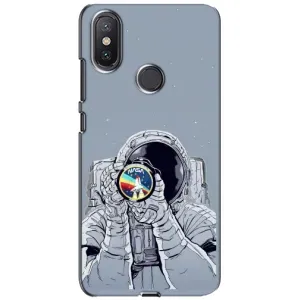 Чехол NASA для Xiaomi Mi A2 Lite (AlphaPrint) (Космонавт фото)