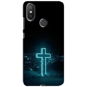 Християнські Чохли для Xiaomi Mi A2 Lite (AlphaPrint) (Хрест і місто)