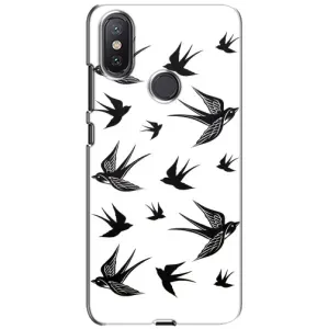Чохол з пташками на Xiaomi Mi A2 Lite (VPrint) (Ластівки)