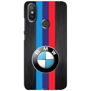 Чехол для Ксиаоми Ми А2 Лайт - с принтом БМВ (AlphaPrint) (Лого BMW)
