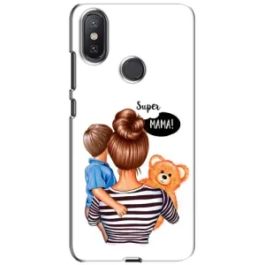 Чохол з друком для Xiaomi Mi A2 Lite - (Мама з дитинкою) (AlphaPrint) (Мама з синочком)