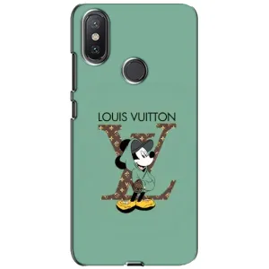 Чехлы Луи Витон для Xiaomi Mi A2 Lite (AlphaPrint - LOUIS VUITTON) (Микки Маус LV)