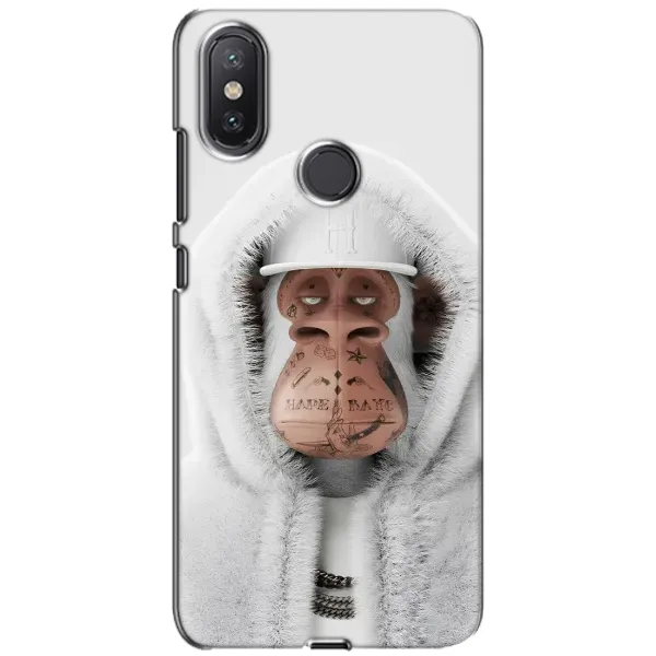 Чехол с принтом «обезьяна NFT в тату» для Xiaomi Mi A2 Lite