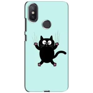 Чехол с принтом для Xiaomi Mi A2 Lite (AlphaPrint) Модные коты