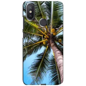 Силіконовий чохол з КАРТИНКАМИ літо для Xiaomi Mi A2 Lite (AlphaPrint) (Пальма)