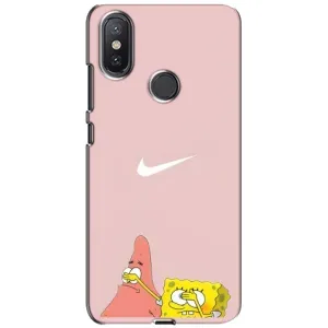 Чохол з принтом «Патрік і Губка» для Xiaomi Mi A2 Lite
