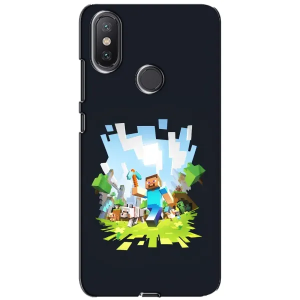 Чохол з принтом «персонажі Minecraft» для Xiaomi Mi A2 Lite Чохол з принтом «персонажі Minecraft» для Xiaomi Mi A2 Lite