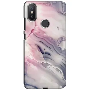 Мраморний чехол на Xiaomi Mi A2 Lite (VPrint) (Пурпурний Мрамор)
