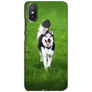 Чохол з Хаскі Xiaomi Mi A2 Lite - (AlphaPrint) (Радісний Хаскі)