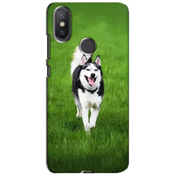 Чехол с принтом «Радостный Хаски» для Xiaomi Mi A2 Lite
