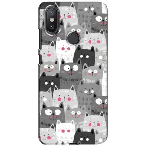 Чохли з Котиками для Xiaomi Mi A2 Lite (VPrint) (Мальовані котики)