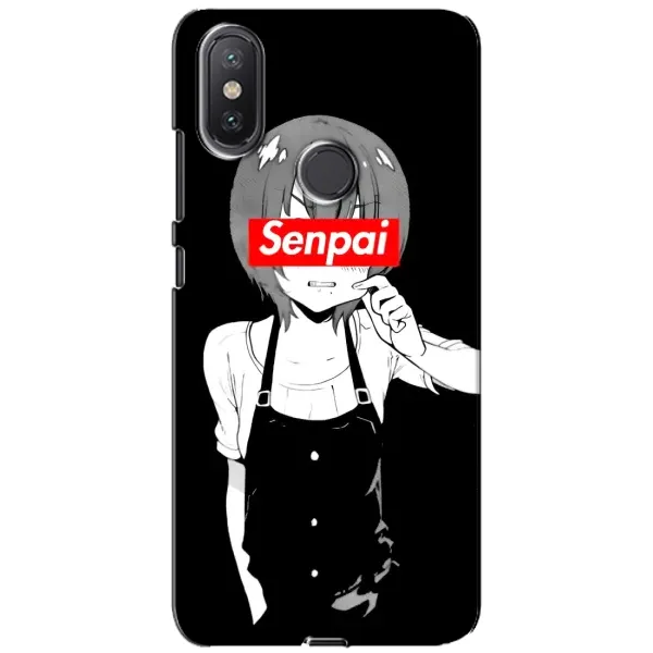 Чехол с принтом «Senpai» для Xiaomi Mi A2 Lite