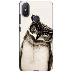 Чохол з пташками на Xiaomi Mi A2 Lite (VPrint) (Сова)