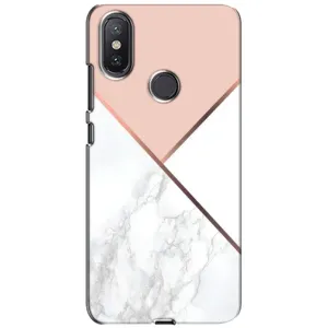 Мраморний чехол на Xiaomi Mi A2 Lite (VPrint) (Тройний мрамор)