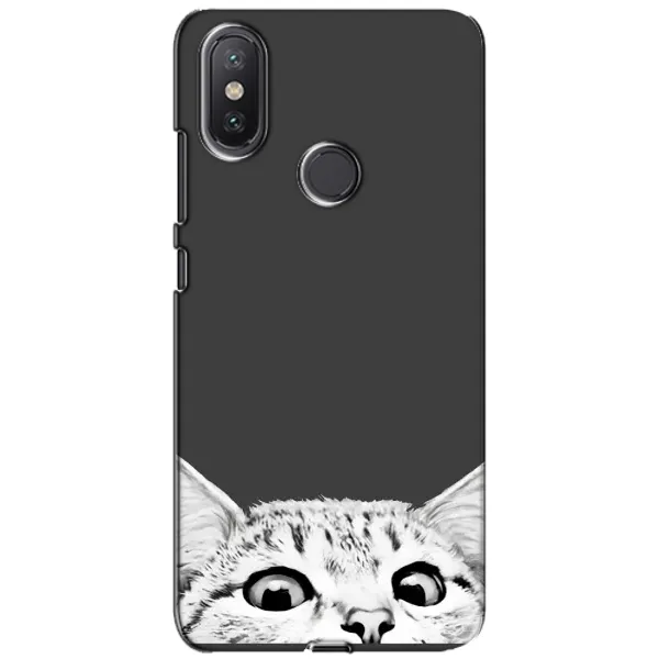 Чехол с принтом «Выглядывает кот» для Xiaomi Mi A2 Lite