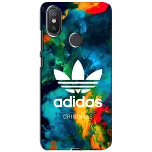 Чохли Адидас для Xiaomi Mi A2 Lite (AlphaPrint) (Яскравий Адідас)