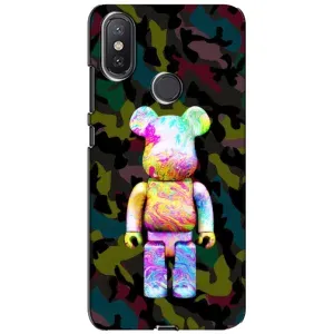 Чехлы для Xiaomi Mi A2 Lite - Bearbrick Louis Vuitton (PREMIUMPrint) (Яркий Bearbrick)