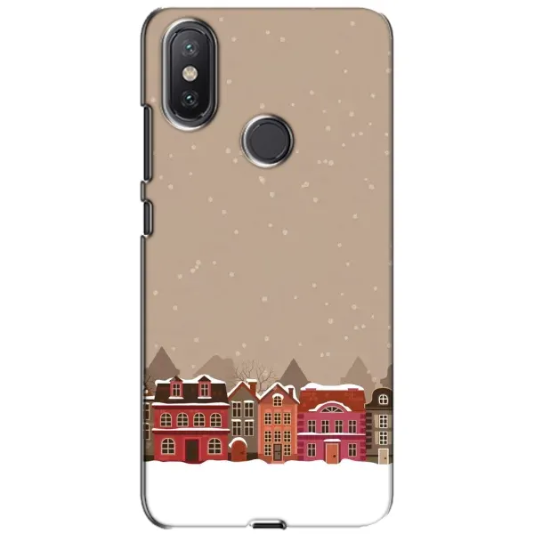 Чехол с принтом «Зимний город» для Xiaomi Mi A2 Lite