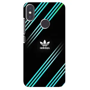Чохли Адидас для Xiaomi Mi A2 (AlphaPrint) (Адідас з полосами)