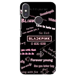 Чехол с музыкальной группой для Xiaomi Mi A2 (BLACKPINK)