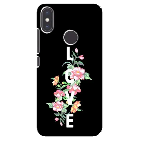 Чехол с принтом «Цветы LOVE» для Xiaomi Mi A2 Чехол с принтом «Цветы LOVE» для Xiaomi Mi A2