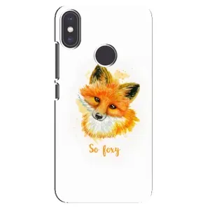 Чехлы с картинкой Лисички для Xiaomi Mi A2 (VPrint) (Девочка Лиса)