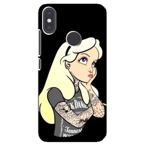 Чохол з друком для Xiaomi Mi A2 - (Мода) (AlphaPrint) (Дівчина в тату)
