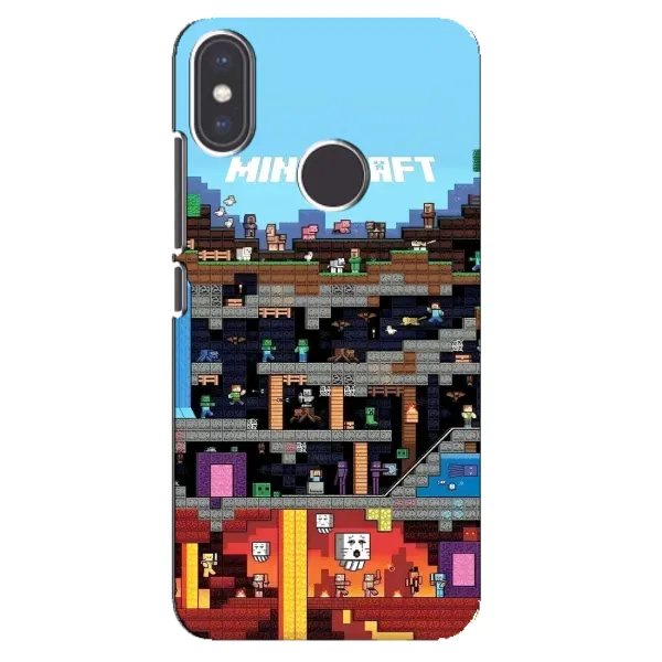 Чехол с принтом «фон Minecraft» для Xiaomi Mi A2