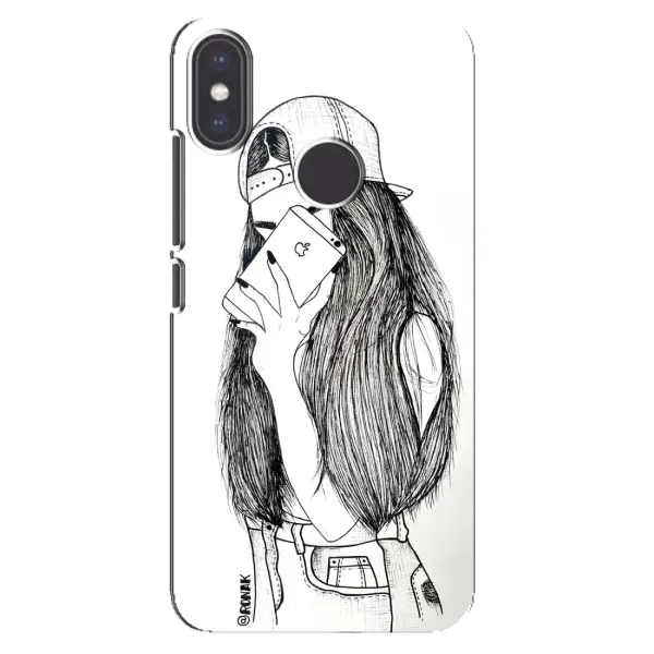 Чохол з принтом «Фото дівчини» для Xiaomi Mi A2