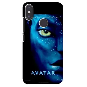 Чехлы с фильма АВАТАР для Xiaomi Mi A2 (AlphaPrint) (глаз Аватара)