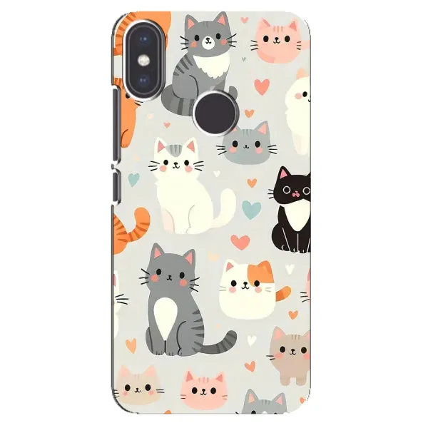 Чехол с принтом «Коллаж котов» для Xiaomi Mi A2 Чехол с принтом «Коллаж котов» для Xiaomi Mi A2