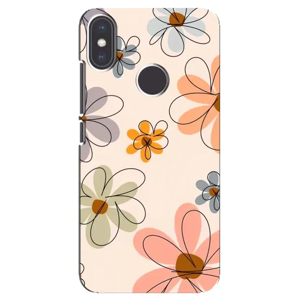 Чехол с принтом «Разноцветные цветы» для Xiaomi Mi A2