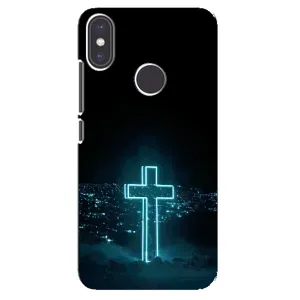 Християнські Чохли для Xiaomi Mi A2 (AlphaPrint) (Хрест і місто)