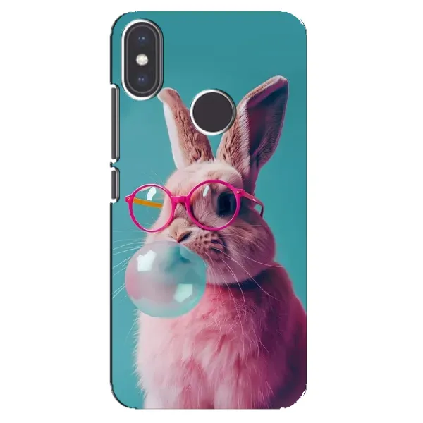 Чохол з принтом «Кролик в окулярах» для Xiaomi Mi A2