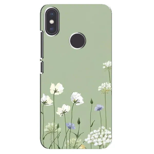 Чехол с принтом «Цветы на зеленом» для Xiaomi Mi A2