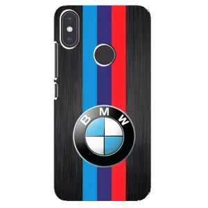 Чехол для Ксиаоми Ми Эй 2 - с принтом БМВ (AlphaPrint) (Лого BMW)