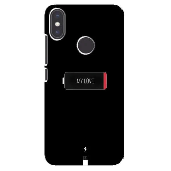Чехол с принтом «Love battery» для Xiaomi Mi A2 Чехол с принтом «Love battery» для Xiaomi Mi A2