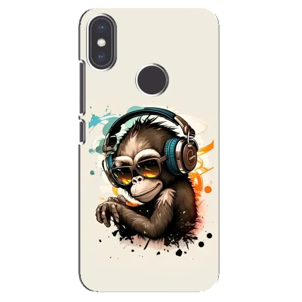 Чехол с принтом «Макака в наушниках» для Xiaomi Mi A2